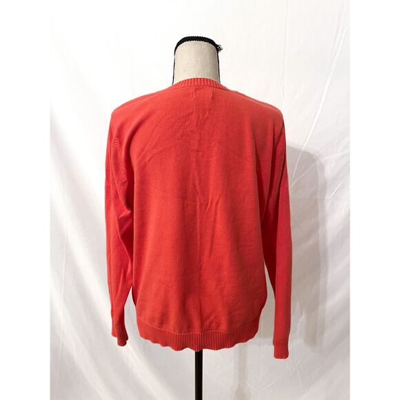 Izod Crewneck Sweater | Salmon Argyle - Picture 4 of 12